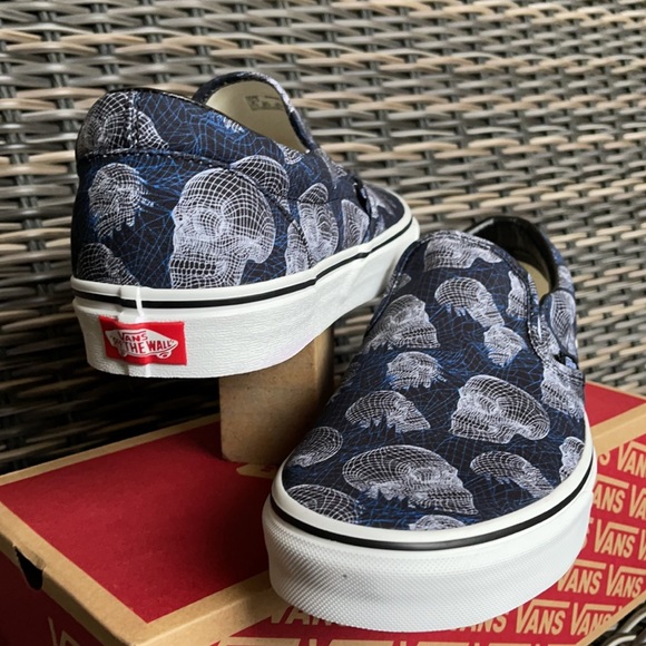 Vans Classic Slip-On Wireframe Skulls black/true White WMNS - Picture 10 of 16